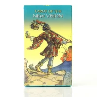 10.3*6cm Tarot of New Vision Deck Laser Edition with Guidebook for Beginners edición láser con guía para principiantes 1