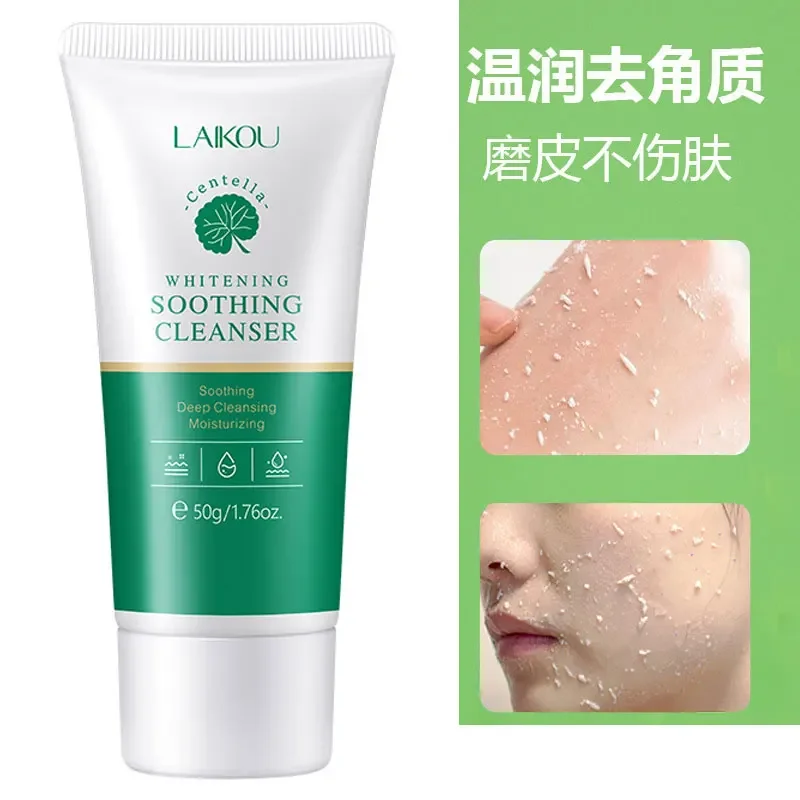 

Centella Facial Cleanser Face Wash Foam Shrink Pores Soothing Oil Control Gentle Cleansing Dark Spots Fade Whitening Face Care