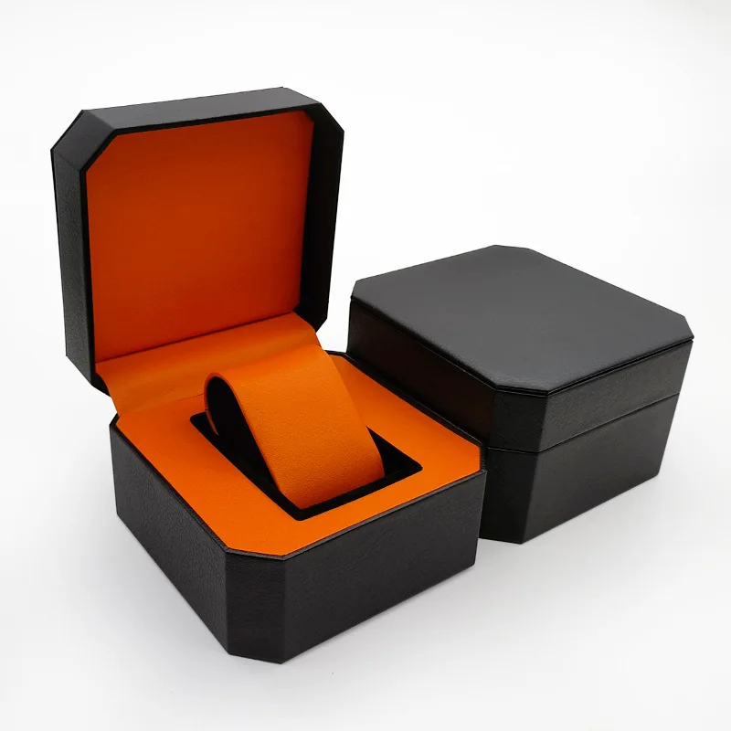 Vintage Watch Case PU Leather Watch Storage Box Stylish Container Jewelry Collection Display Box Outdoor Travel