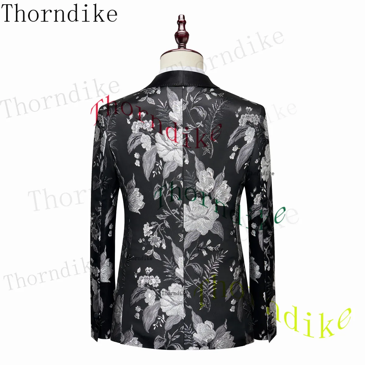 Thorndike Suit Coat Pants Vest 3 Pcs / Fashion Men's Casual Boutique Business Wedding Groom Dress Blazers Jacket Trousers
