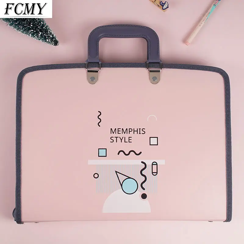 

Creative Student Stationery Portable Organ Bag Multi-Layer Folder Test Paper Folder Three-Dimensional File Bag Office Accessorie