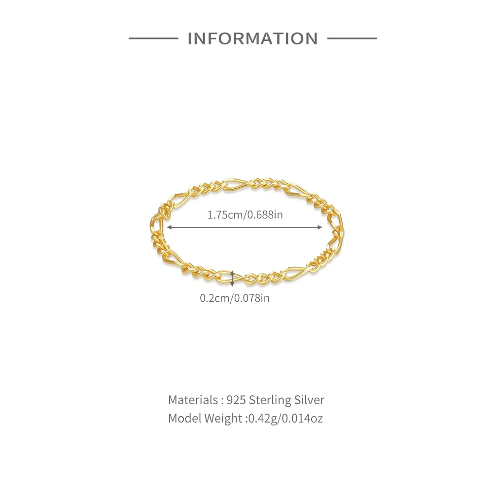 925 Sterling Silver Hollow Beading Simple Stackable Rings 1pc For Women silver ring silver rings