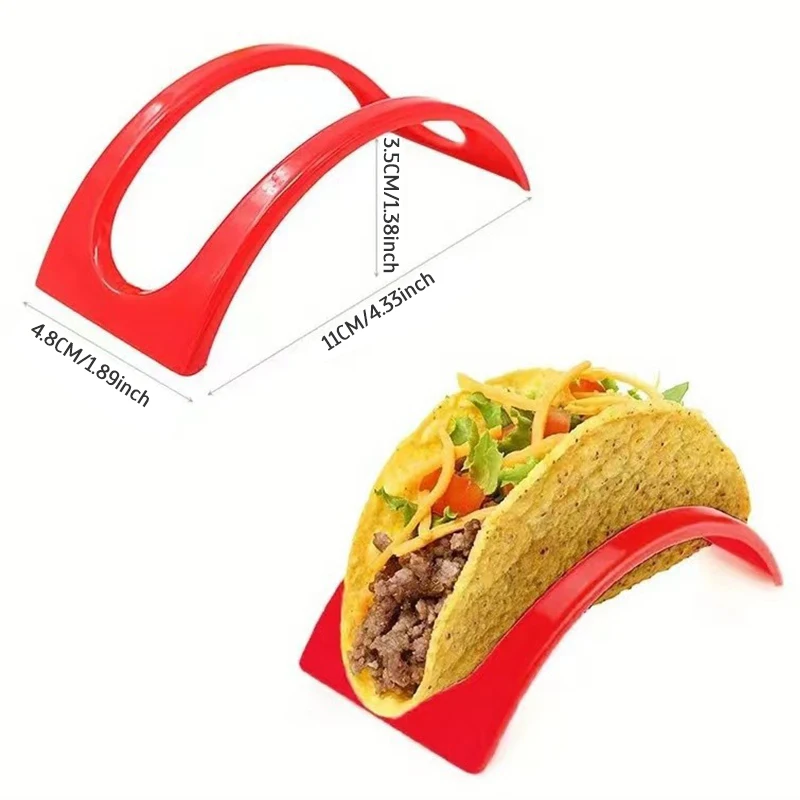 Taco Holder Mexican Pancake Rack Tortilla Tray Food Pallet Holder Kitchen Supplies Cooking