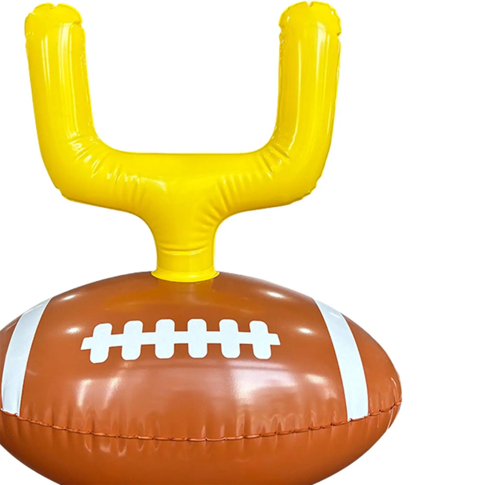 Football Ring Toss Hat Hand Eye Coordination Outdoor Yard Game Toss Game Inflatable for Outdoor Christmas Birthday Indoor Adults