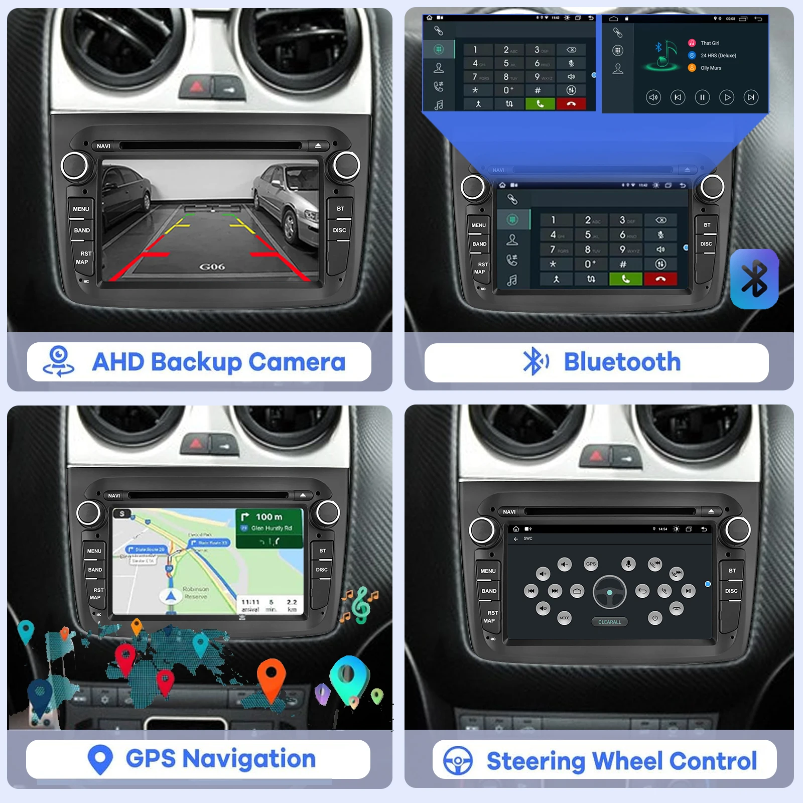 Android Car Radio for Alfa Romeo Mito 2008-2019 Multimedia Player Supports CarPl