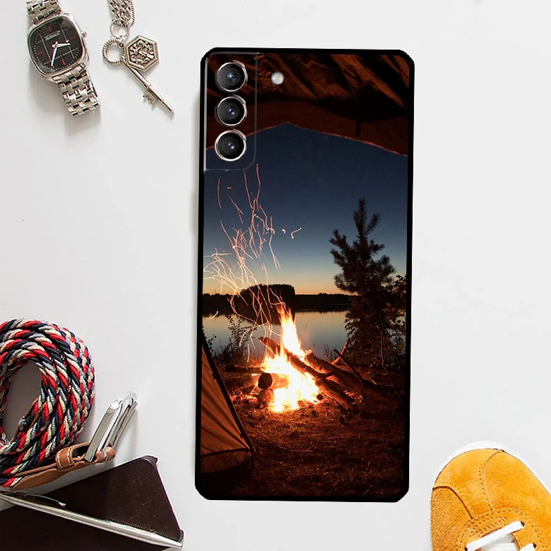 Nature-Themed Mountain Design Protective Phone Case