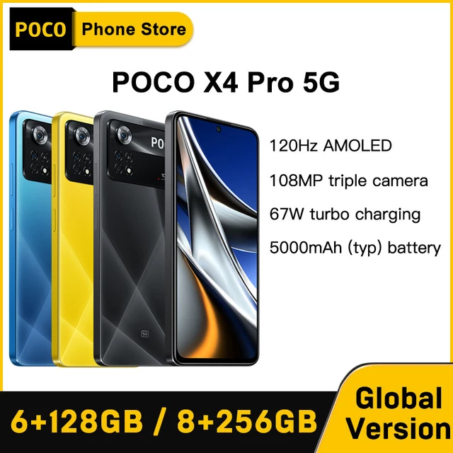 Xiaomi POCO X4 Pro 128GB 6GB RAM 5G DUAL SIM Global Version GSM