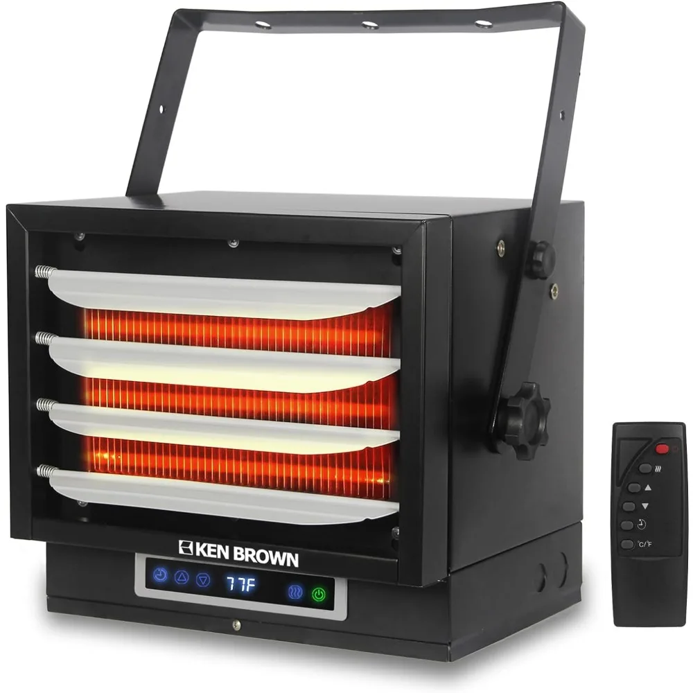 

KEN BROWN 7500W Electric Garage Heater, Digital Fan Forced Ceiling Mount Heater, 240v