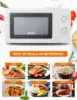 CHEF 0.6 Cubic Foot Microwave with 6 Power Levels, Small Microwave with Grip Handle, 700W Countertop Microwave with 3 2