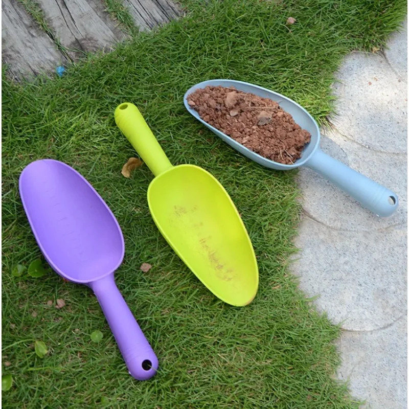 

Gardening Colorful Flower Spatula Plastic Succulent Soil Spatula for Growing Flowers Scoop with Graduated Soil Stripping Tool