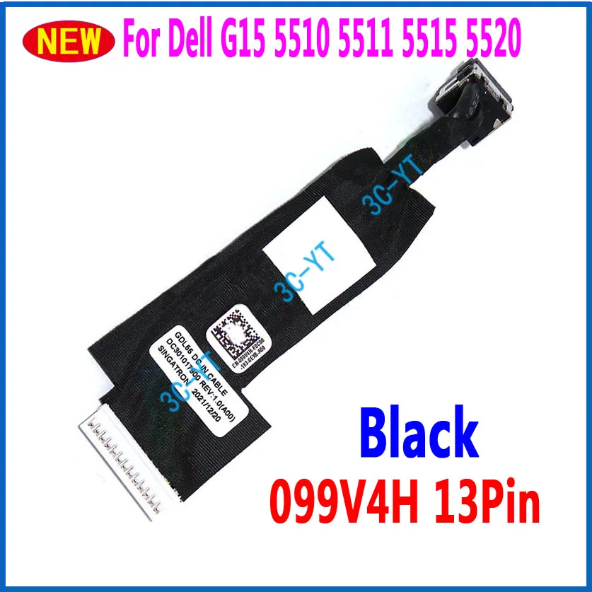 1PCS New Laptop Dc Power Jack Cable Connector For Dell G15 5510
