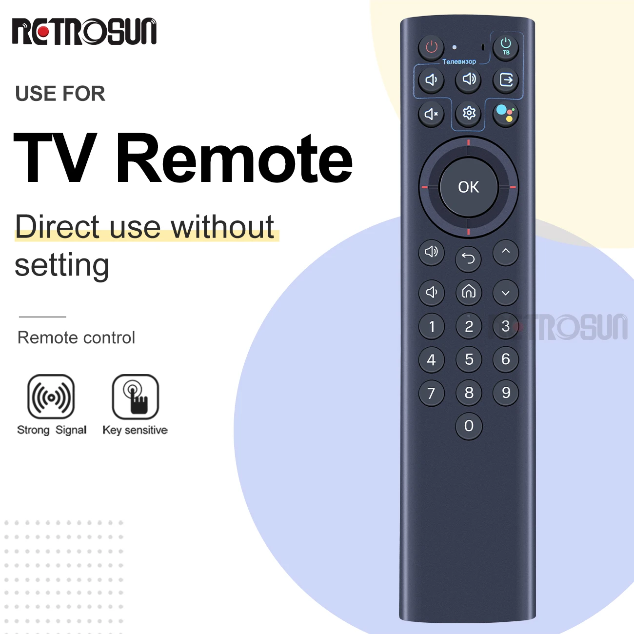 Voz Controle Remoto para tv Box Novo Modelo Zte866 Rc306c05 - Image 4