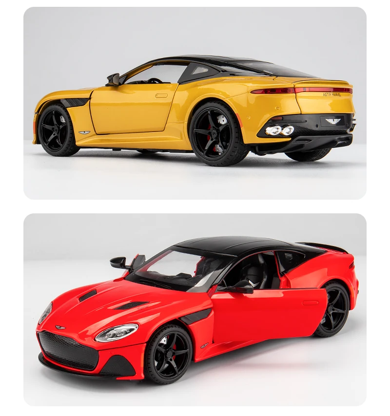 1:24 Aston Martin DBS Superleggera Alloy Sports Model Car Diecasts
