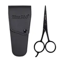 Stainless Steel Barber Beard Beauty Mustache Eyebrow Nose Trimming Scissor Clippers Grooming Styling Tool 2