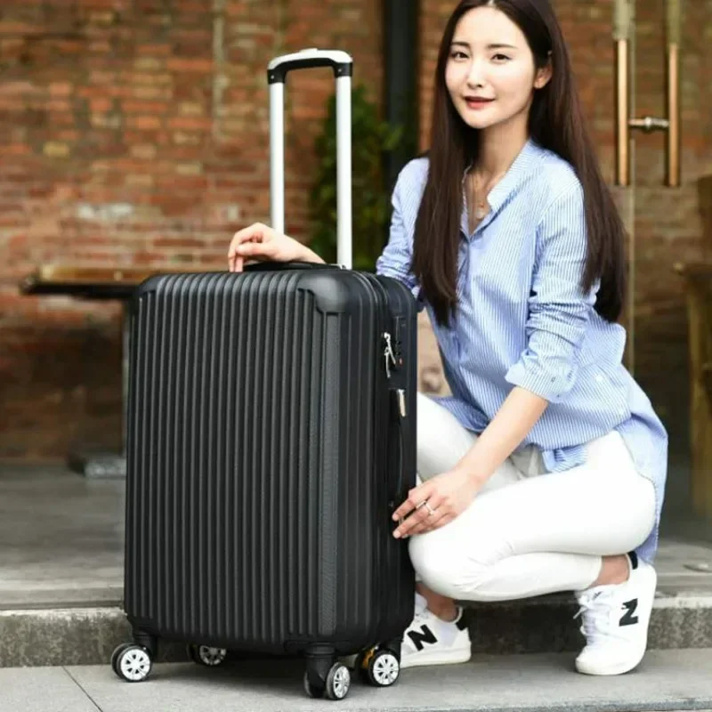 

MiFuny Rolling Luggage Simple Ins Style Large Capacity Trolley Case Business Travel Suitcase Boarding Box on Wheels Code Case
