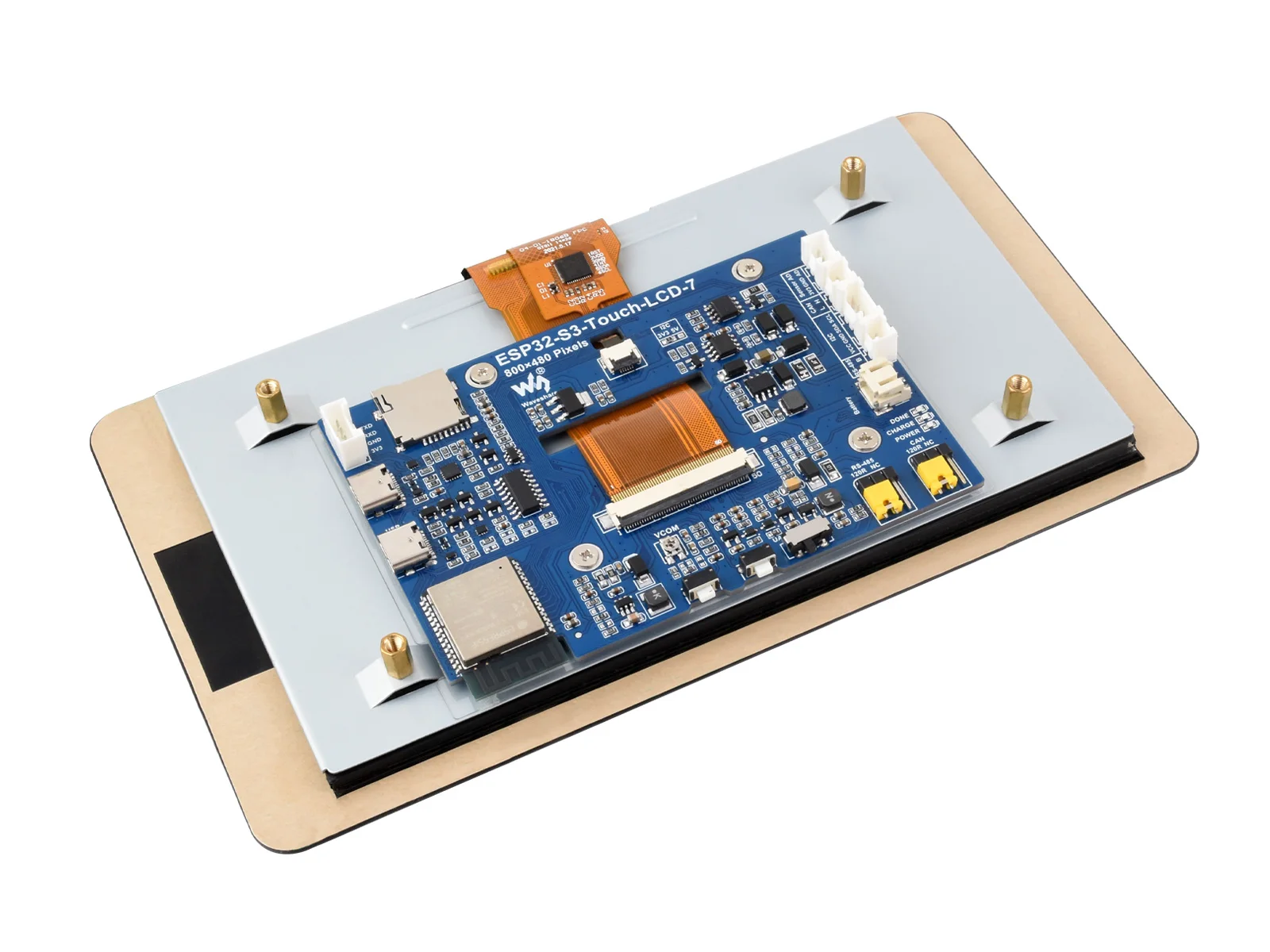 Waveshare ESP32-S3 7��ġ ������ ���÷��� ���� ����, ���÷��̰� �ִ� ESP32, ��ġ �ɼ�. 32��Ʈ LX7 ��� �ھ�