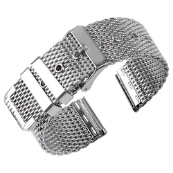 Cinturino in Acciaio Inossidabile Milanese Elegante - Bracciale Metallico Premium