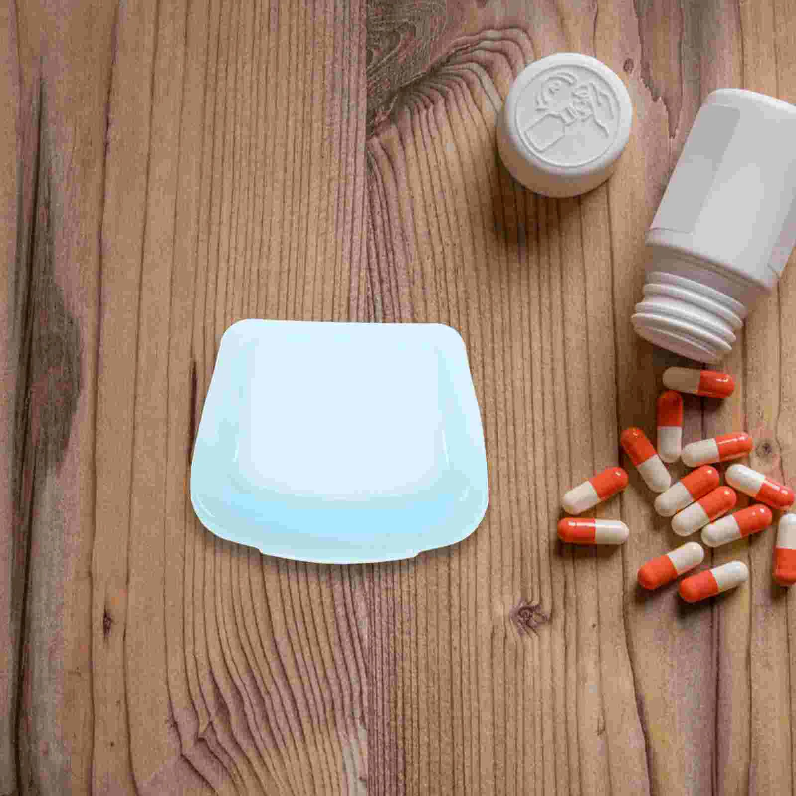Portable Medicine Bag Pill Case Daily Silicone Pouch Travel Vacuum Sealer Bags Storage ContainersReusable Medication Holder