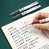 Creative 4 In 1 MultiColor Pen 0.5mm Black Blue Red Green Gel Ink Refills Student Marking Pen Writing Tools Korean Stationery 2