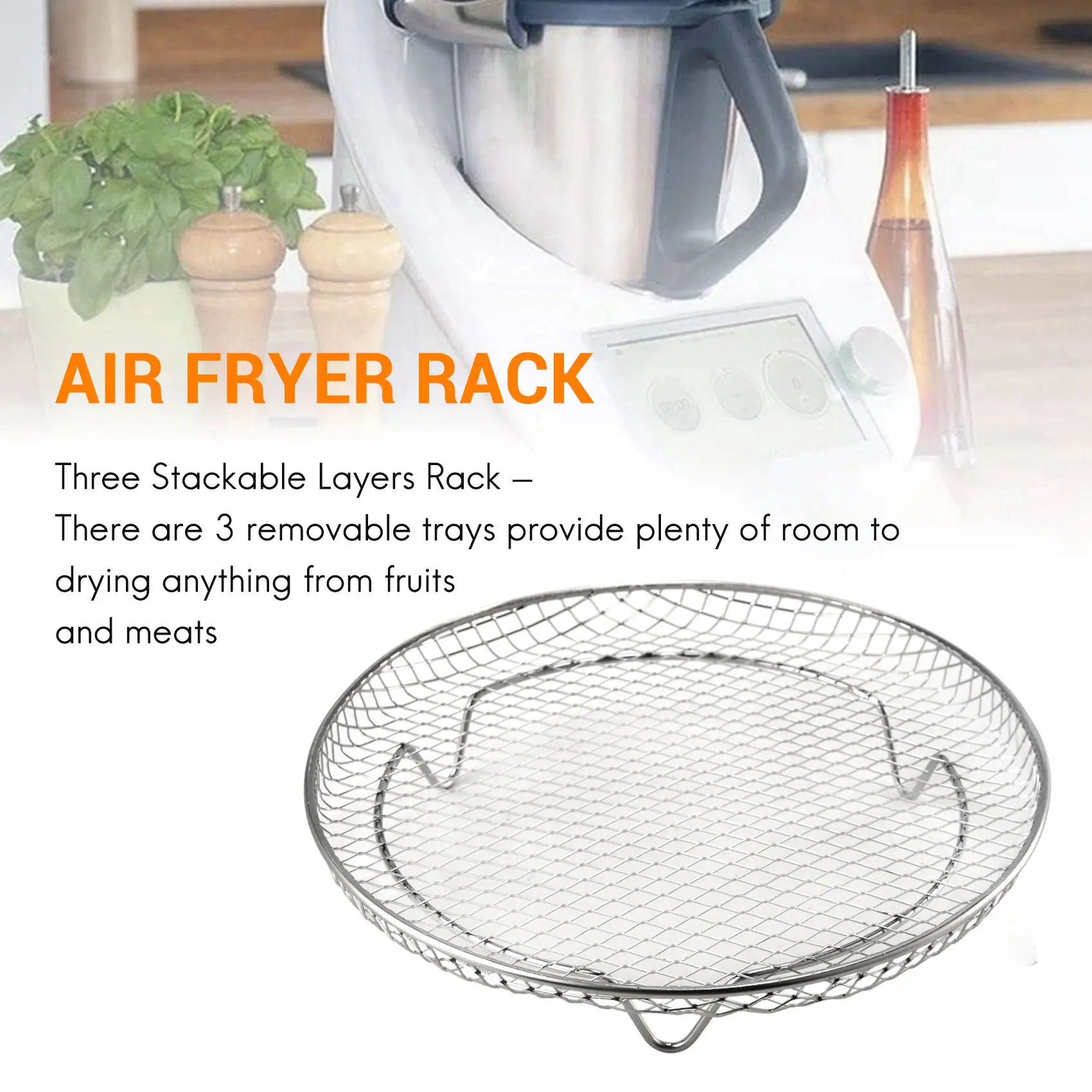 Air Fryer Accessories Three Stackable Racks for Gowise Phillips