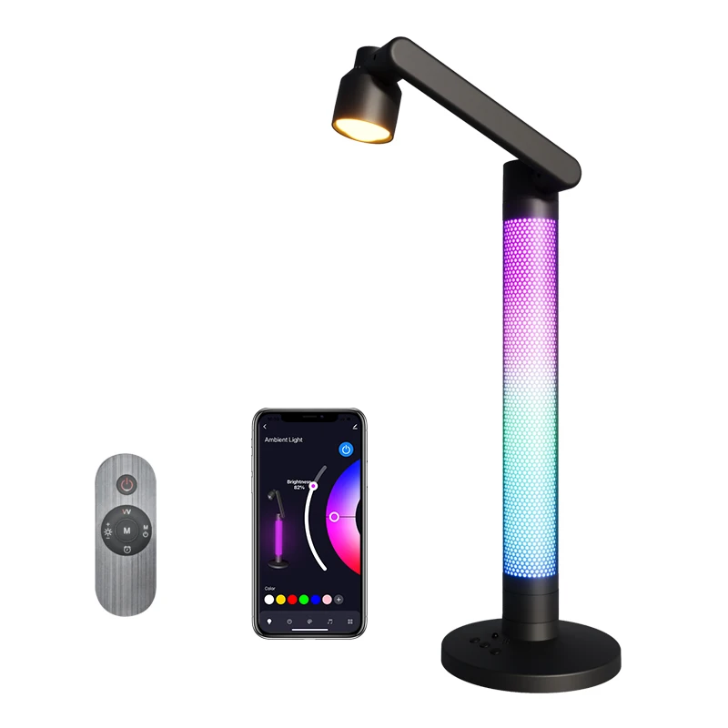 Tuya Smart LED Desk Lamp RGB Table Light Pickup Atmosphere USB LED Night Light For Indoor Bedroom Descoration Reading Lamp 3