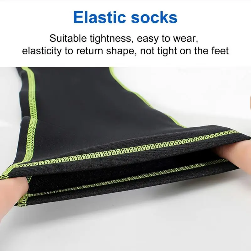 Swim Fin Socks Non-Slip Neoprene Sand Proof Beach Volleyball Elastic Diving Socks Long Swimming Socks For Outdoor Water Sports