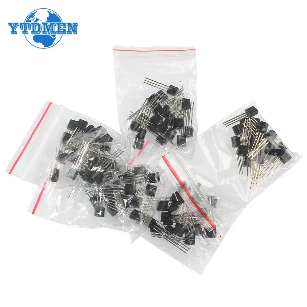 50-200PCS TO-92 Transistor Kit BC327 BC337 BC548 BC549 2N2222 2N2907 2N3906 2N5401 2N5551 A1015 C1815 S8050 S8550 TL431A PNP NPN 5