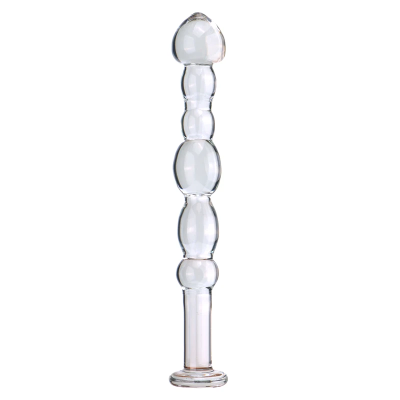 Glatt Transparentes Analplug Aus Glas Massagegerät Für Erwachsene_voghion.com