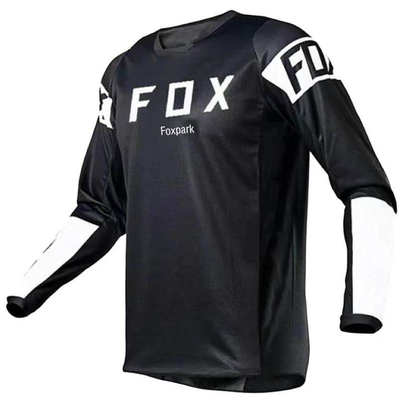 Foxpark 엔듀로 MTB 사이클링 저지, 다운힐 셔츠, 모토크로스 티셔츠, Mx 산악 자전거 의류