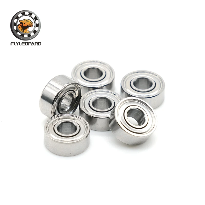 금속 차폐형 ABEC-9 고속 볼 베어링 10개 2x5x2.5 3x8x4 4x9x4 6x12x4 8x14x4 3x10x4 5x10x4 6x10x3mm 열 발생 없음