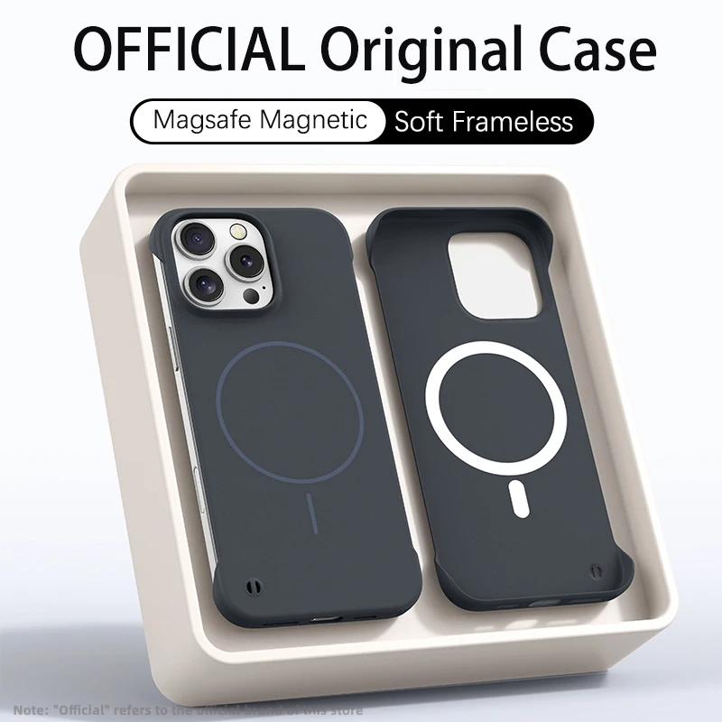 Ultra Thin Matte Frameless Magnetic Shockproof Phone Case