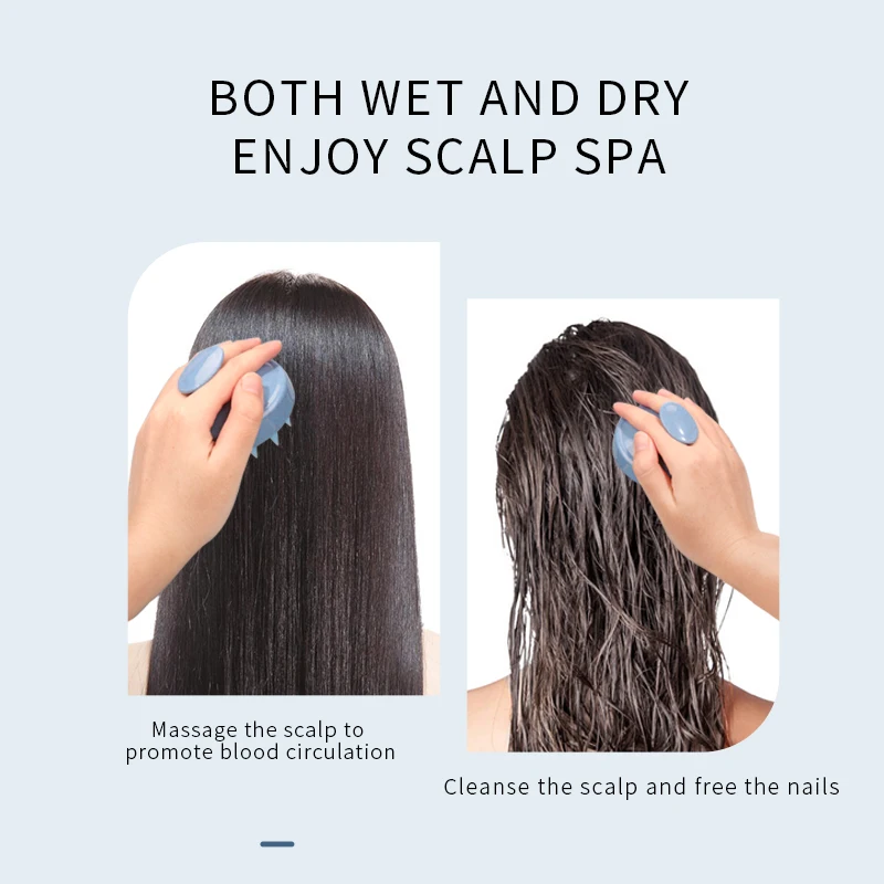 Hair Scalp Massager Shampoo Brush with Soft Silicone Bristles for Dandruff Removal & Hair Growth, Scalp Scrubber for Scalp Exfol 5