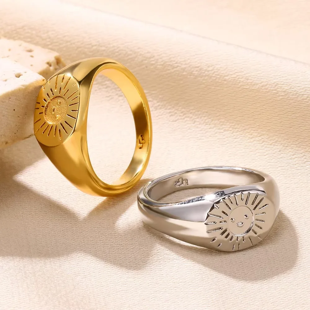 Stainless Steel Rings For Women Classic Fashion