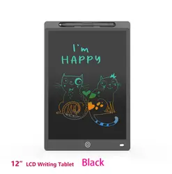 Digital Drawing Tablet with LCD Screen for Learning and Creativity (Black 12 inch color)