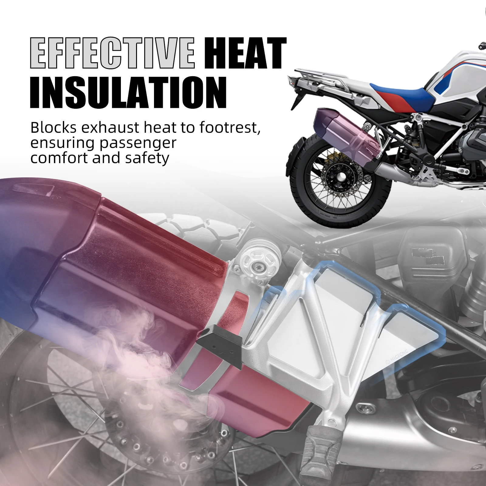 Für BMW R1250GS GSA Hinten Beifahrersitz Aussparung Abdeckung R 1250GS R1250GS R1250GS R1250GS Abenteuer R1250GS ADV 2018-2022 2023 – Detail 12