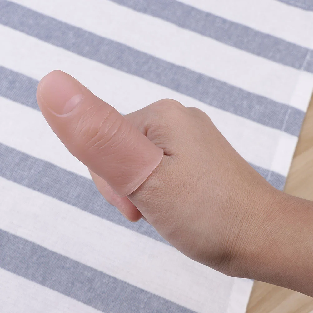 

20Pcs Practice Fake Nail Tips Training Finger Nail Realistic Fake Fingers