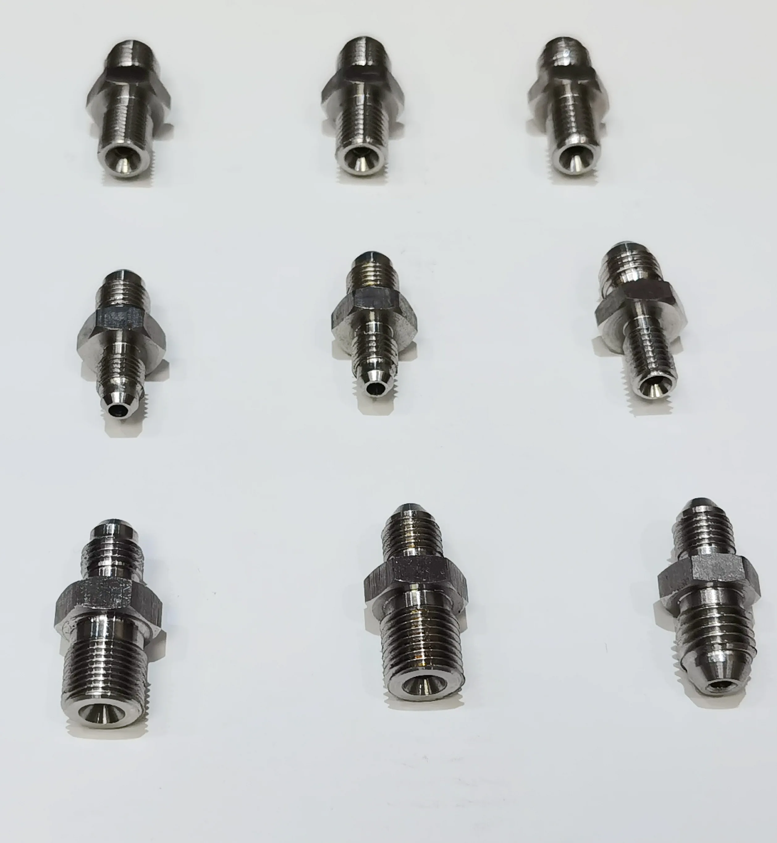 Brake Adapter Part-3 Stainless Steel Brake Adapter AN3 AN4 To M8x1 M8x1.25 M12x1 M12x1.25 M12x1.5