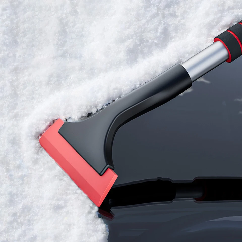Ice Scraper with Sponge Handle Car Defrosting Snow Removal Tool Ergonomic Car Snow Shovel for Window Frosting