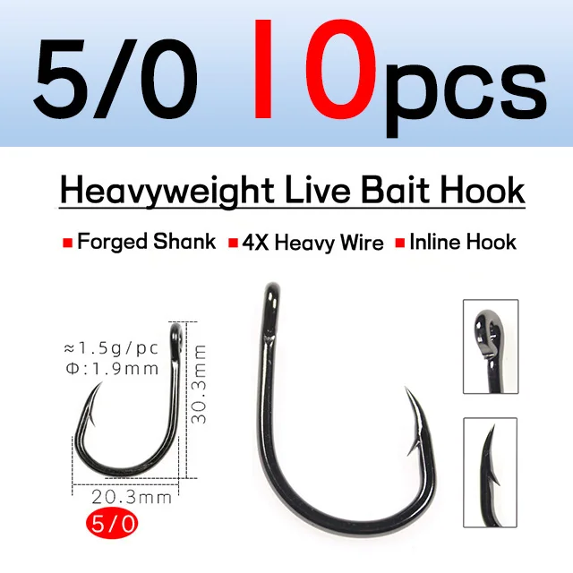 Elllv 4x Strong Live Hook Bait