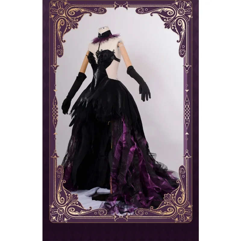 Puella Magi Madoka Magica Homura Akemi Witch Form Cosplay Costume
