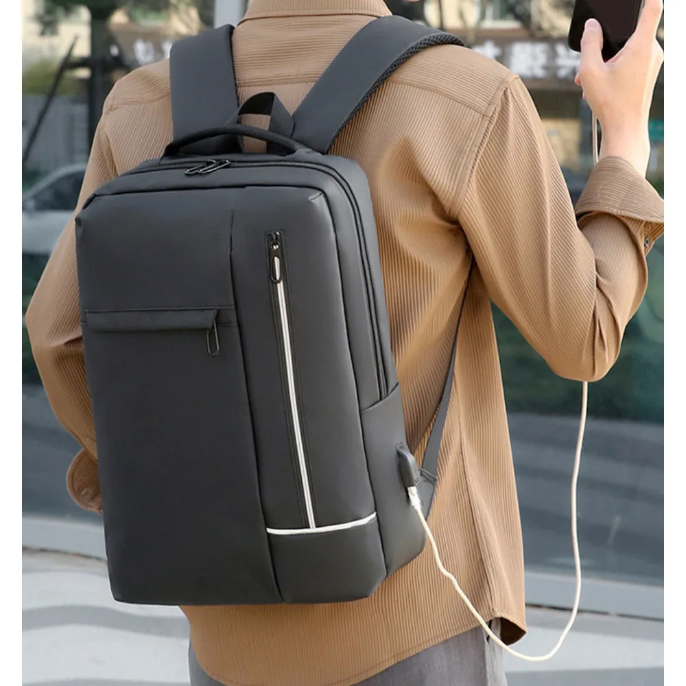 Uno zaino elegante e multifunzionale per le gite di lavoro, una borsa per laptop leggera, uno zaino per studenti_voghion.com