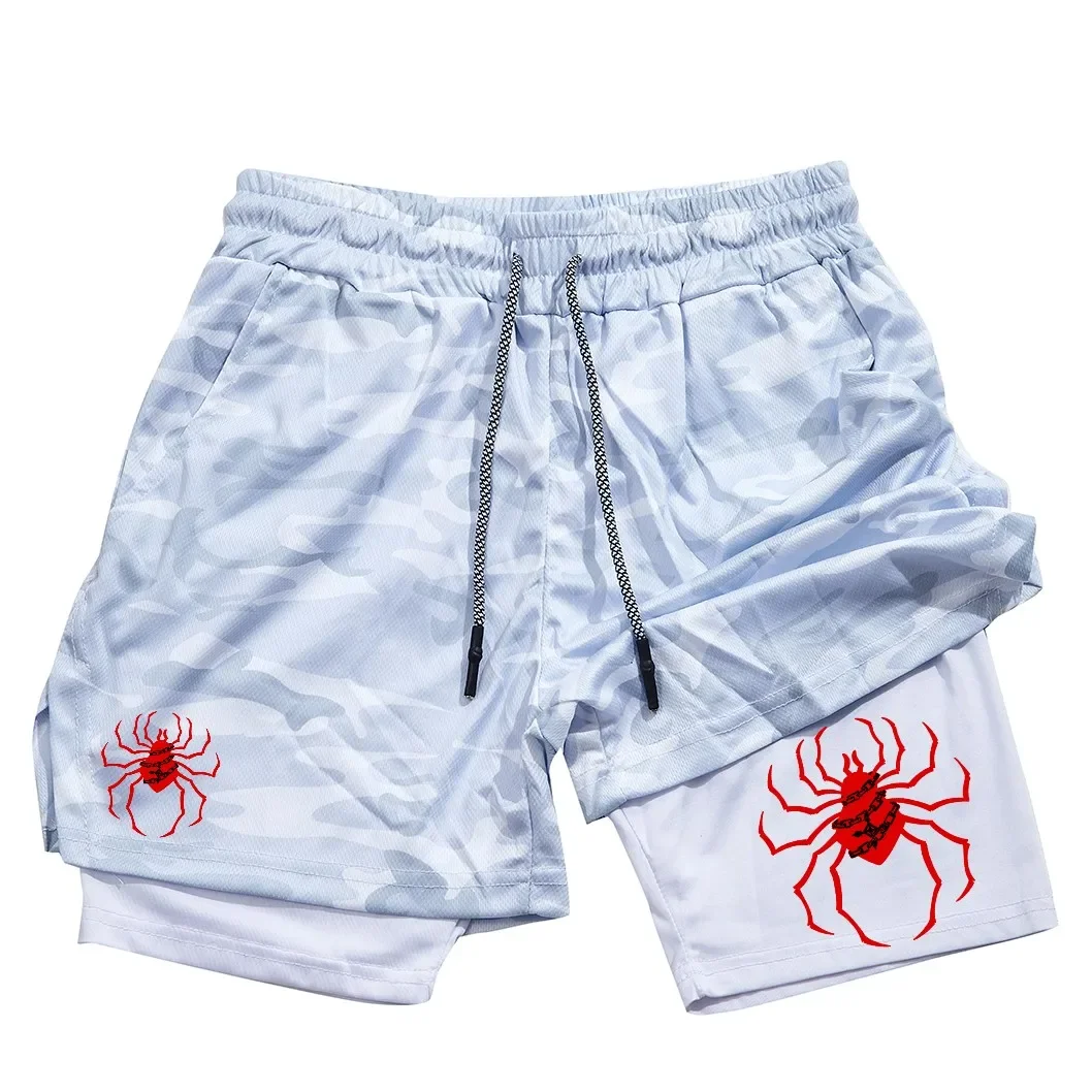 Anime Hunter x Hunter Performance Shorts for Men Breathable Spider Gym Shorts Summer Sports Fitness Workout Jogging Short Pants 4