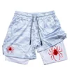 Anime Hunter x Hunter Performance Shorts for Men Breathable Spider Gym Shorts Summer Sports Fitness Workout Jogging Short Pants 4