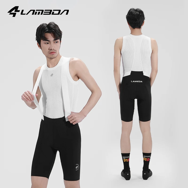 LAMEDA Cycling Bib Shorts Men's Road Bike Shorts Long-distance Pad Riding Pants Professional Cycling Summer Bike Clothes