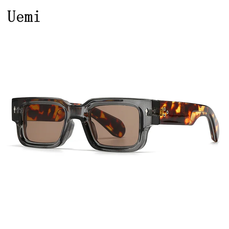 Vintage Small Square Sunglasses Women Men Fashion Retro Thick Edge Frame Luxury Male Sun Glasses Shades UV400 Eyeglasses fashion sunglasses
