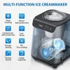 1.3 Quart Ice Cream Maker Machine with Built-in Compressor, Fully Automatic and No Pre-freezing, 1 Hour Keep-Cooling 2