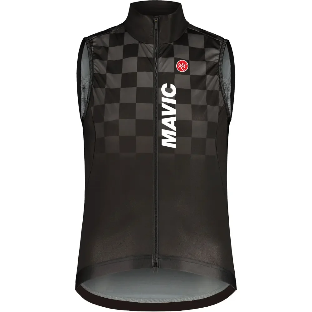 Rx MAVIC Cycling Sweatshirt Summer Windproof Lightweight Sleeveless Men's Mountain Cycling Vest Bike Gilet