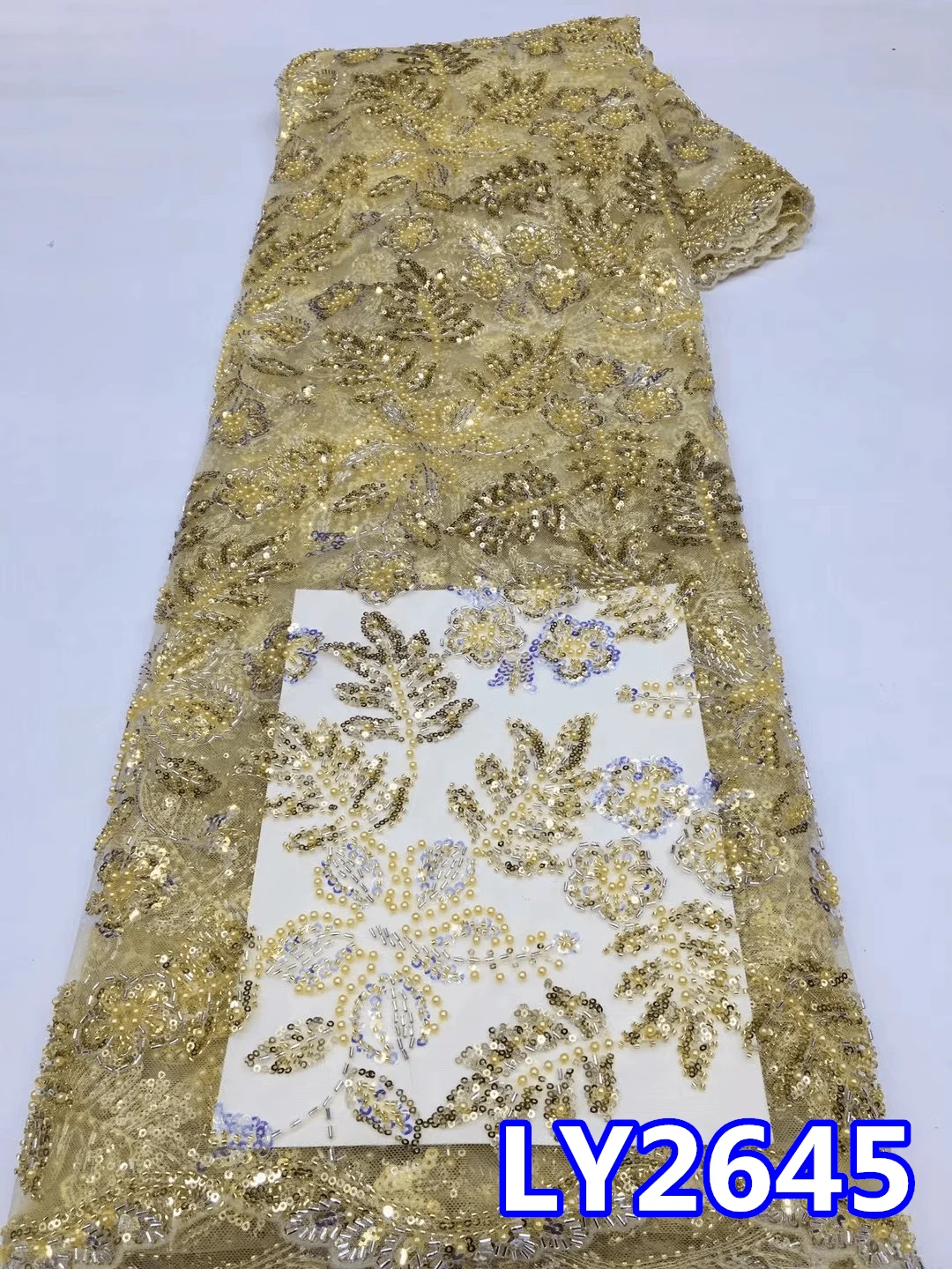 

2023 новейшие африканские блестки, бусины, кружевная ткань, вышивка, французская сетка, блестки, кружевная ткань, нигерийский тюль, кружево, свадьба LY2645
