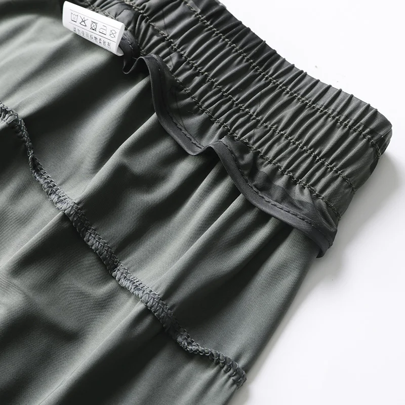 CHRLCK Men's Camouflage Camping Hiking Pants Plus Size Summer Quick Drying Ice Silk Fishing Sport Trousers Men 40-140KG hiking pants