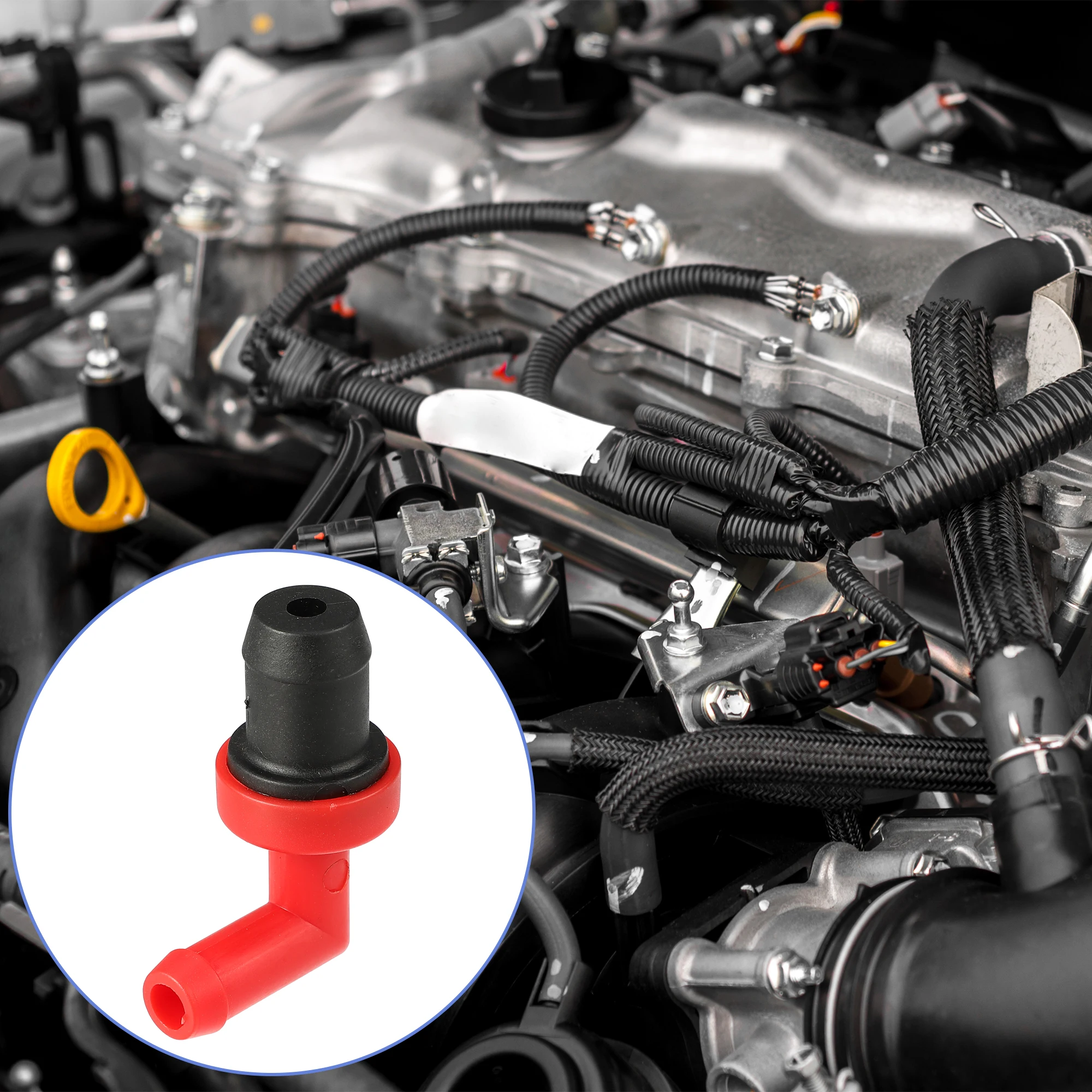 X Autohaux PCV Valve Grommet Kit Exhaust Positive Crankcase Ventilation Valve Fittings for Lexus RX300 1999-2001 No.1220420020